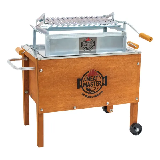 Caja China Master Junior + Parrilla De Angulos Levadiza Galv