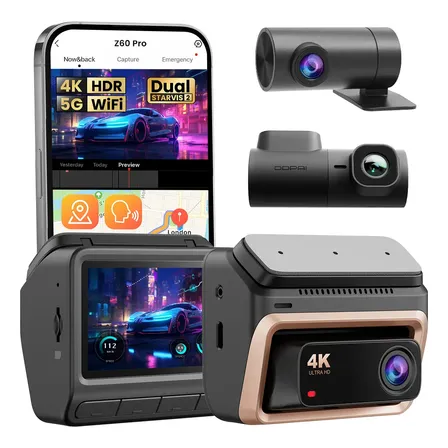 Ddpai Z60 Pro Camera Veicular 3 Canais Wifi Duplo Sony