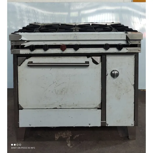 Cocina Industrial 6 Hornillas Con Horno.