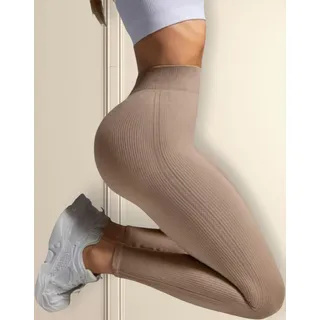 Legging Sem Costura Cintura Alta Canelada BĂĄsica Academia Legging Sem Costura Cintura Alta Canelada BĂĄsica Academia