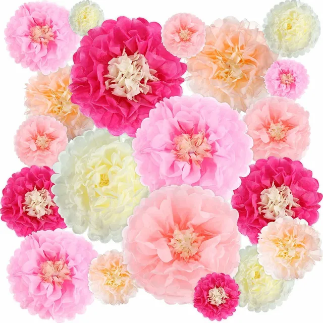 Gejoy 20 Repuesto Papel Seda Flor Crisanto Idad Para 1