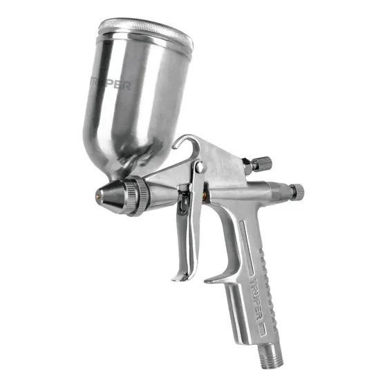 Pistola P/pintar Gravedad Lvmp 0,5 Mm, Vaso Aluminio, Truper