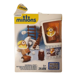 Minions Pelea De Bolas De Nieve Mega Bloks Minions Pelea De Bolas De Nieve Mega Bloks
