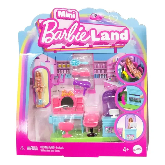 Juguete Mini Barbieland Peluqueria Accesorios Mattel Niños