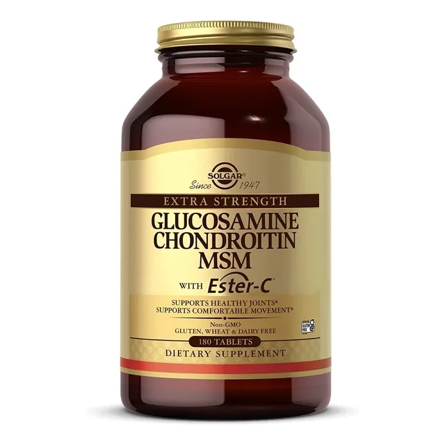 Glucosamina Condroitina Msm Con Ester-c Solgar 180 Tabletas
