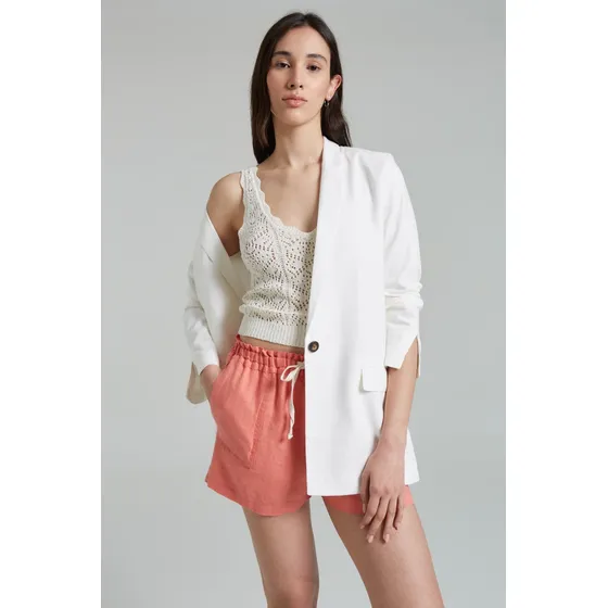 Short Lino Wash  Mujer Desiderata