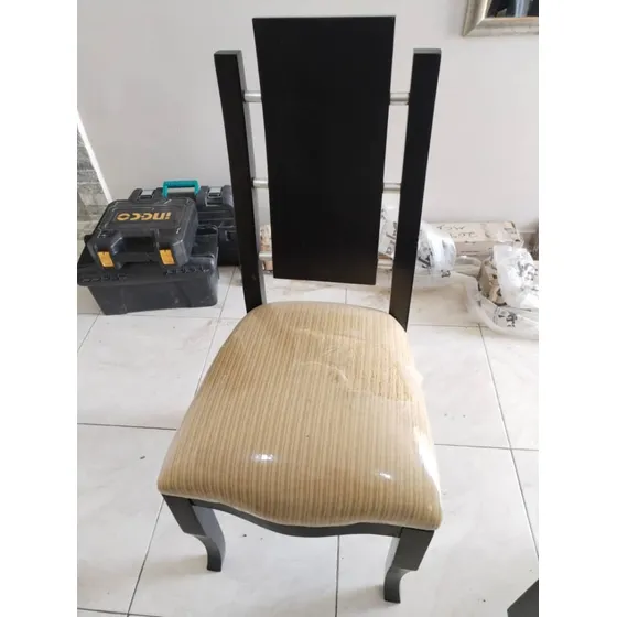 Sillas De Comedor Usadas Espaldar Alto - Set De 6