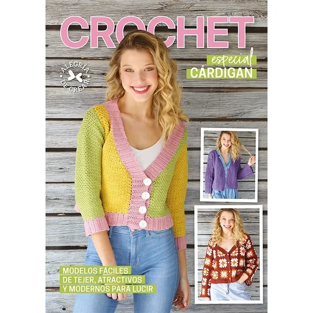 Revista Aprender Crochet Desde Cero Especial Cárdigans 
