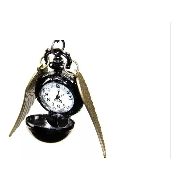 Collar + Reloj Cadena Quidditch Ball Bronce Harry Potter
