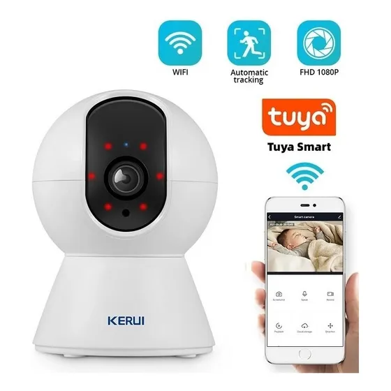 Camara Ip Wifi 2mp Ptz Interna Ip66 Tuya Smart Life 