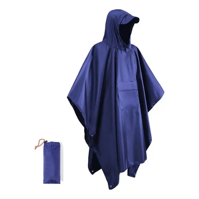 Capa Impermeable Portátil Para Lluvia Gabardina Rompevientos