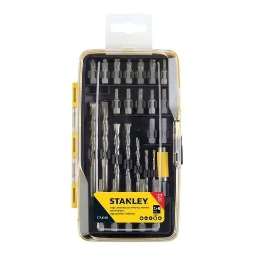 Set De Puntas De Atornillador Y Brocas 27 Piezas Stanley