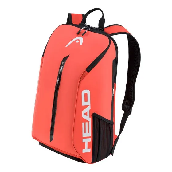 Mochila Head Tour naranja y blanca