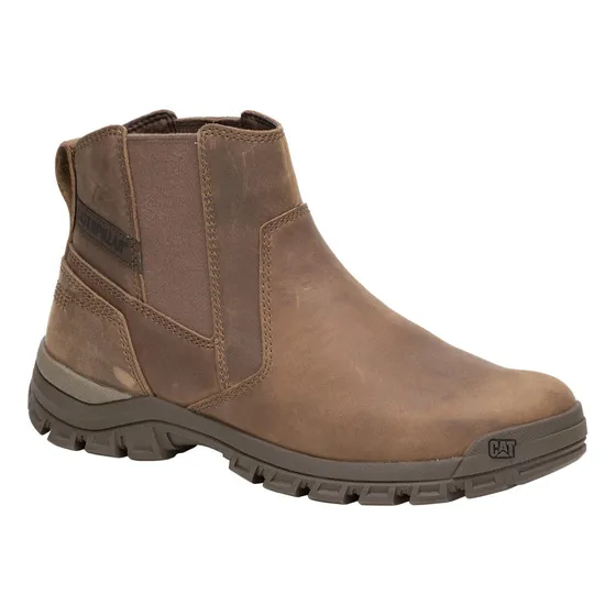 Botin Cuero Hombre Threshold Chelsea Café Oscuro Cat