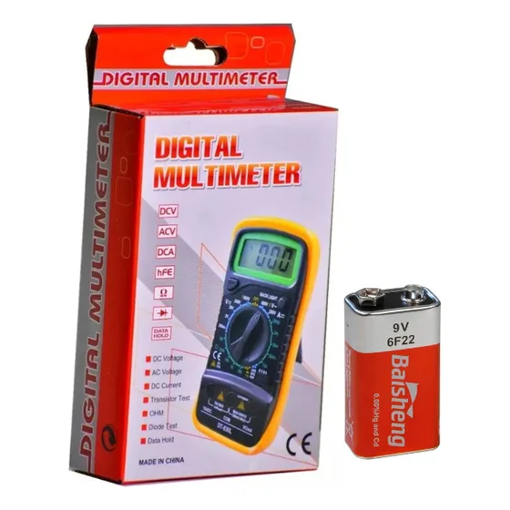 Multímetro Digital Amperimetro Voltimetro Multi Tester Ac/dc