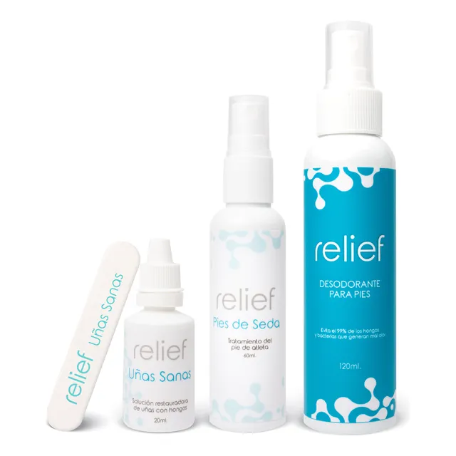 Kit Antihongos Relief Uñas-pies - mL a $338