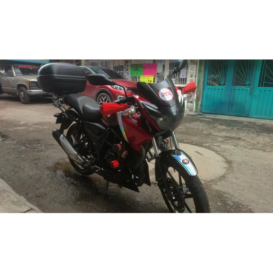 Apache 160 2v Modelo 2017 Color Negro Rojo