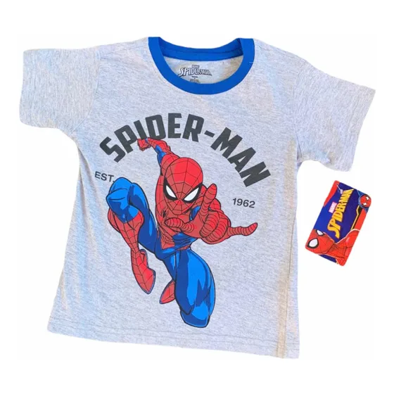 Franela Spiderman De Marvel Para Niño 