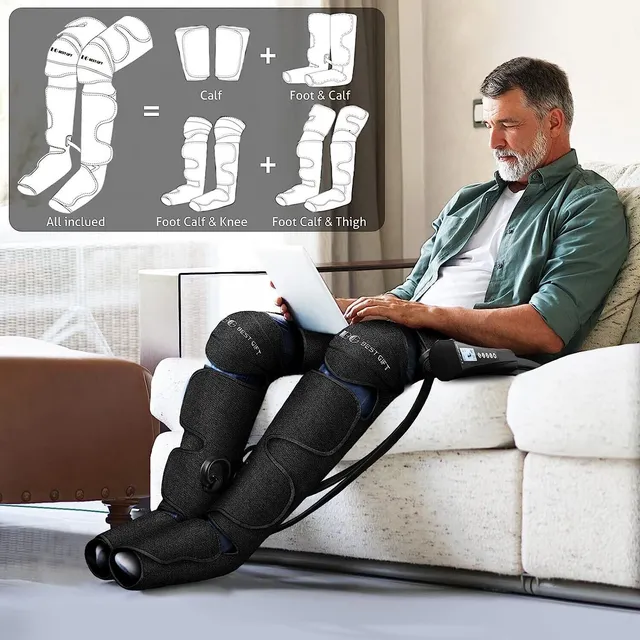 Botas Compresivas Hasta El Muslo Calor Y Compresión De Aire