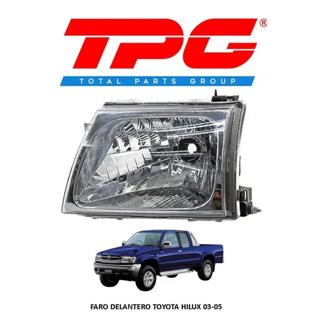 Faro Delantero Toyota Hilux 2003-05 Izquierdo Tpg