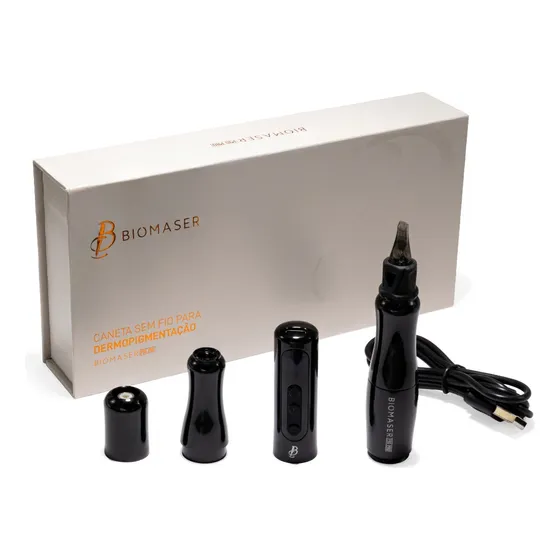 Dermografo Biomaser P90 + 10 Agulhas Dermia + Batoques