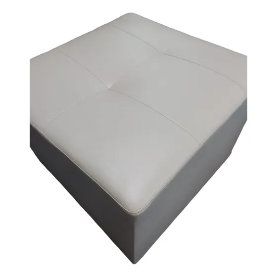 Butaca Puff En Semicuero Para Decoración, Peluquería,fiestas