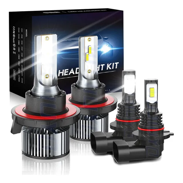 Kit De Luces Altas Y Traseras H13 9145 Led Para Dodge
