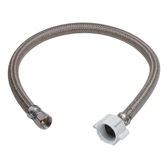 Ez-fluid Conector Suministro Agua Para Inodoro 9 Acero Rosca