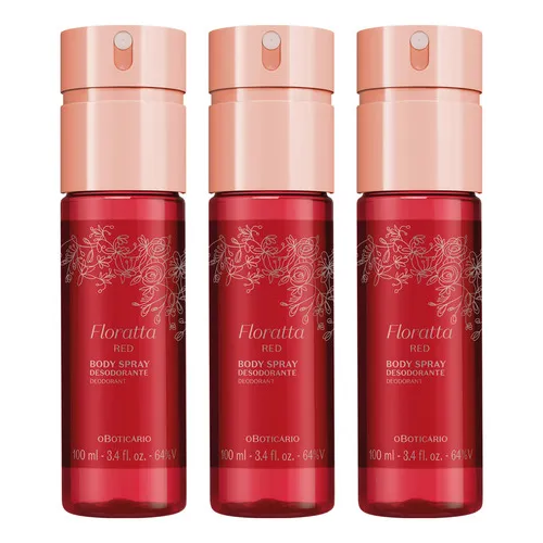 Combo O Boticário Body Spray Floratta (3 Unidades)