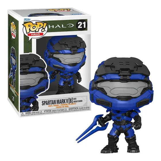 Funko Pop Halo Spartan Mark V (b) Con Espada De Energía #21