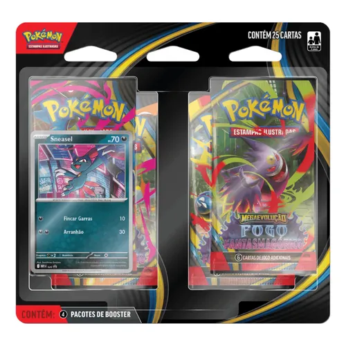 Booster Pack Pokémon 2023 Trick Or Trade Gengar & Pikachu