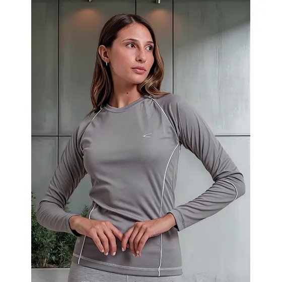 Remera Cameron Dama Mujer Larga Dryspot Deportiva Slim