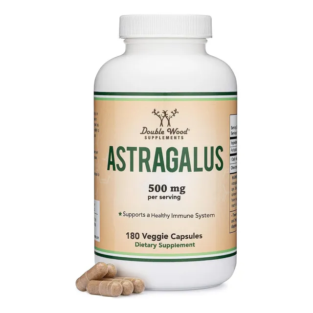 Astrágalo Estimulante Inmune 500 Mg 180 Cápsulas Sabor Natural