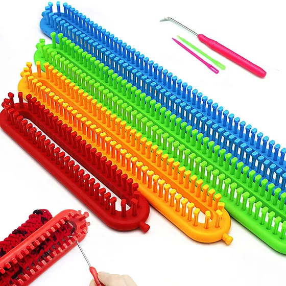 Telar Rectangular Set, Incluye Gancho Y Aguja