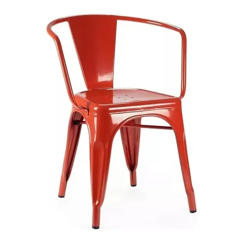Silla Tolix Con Apoya Brazos Metalica Comedor Restaurante 