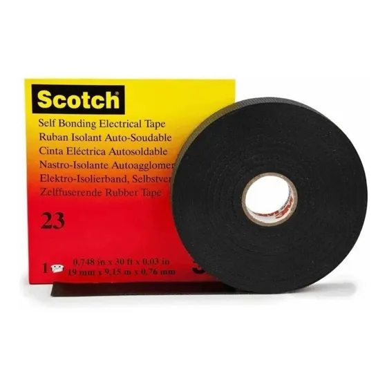 10 Pzas Cinta De Aislar Vulcanizable Scotch 23 Autofundente