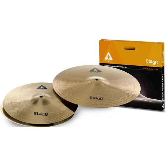 Set De Platillos Stagg Axa-set Hi Hat 13 + Crash 16