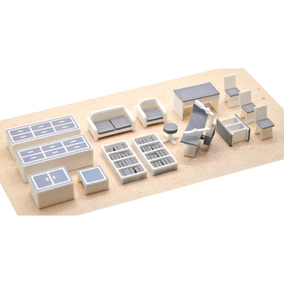 Muebles Para Maquetas Y/o Dioramas Set Consultorio Dental G