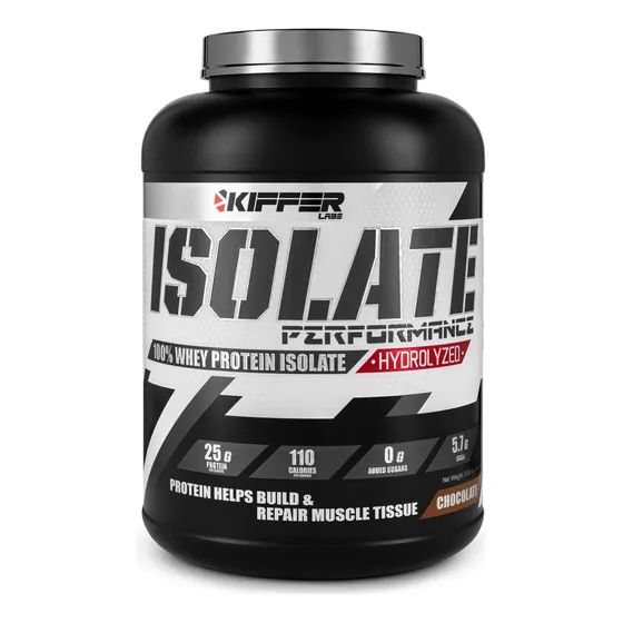 Performance Isolate 100% Whey Protein Isolate+hydrolyzed Kiffer Laboratories Sabor Chocolate