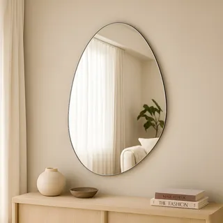 Espelho Lopazzi OrgĂąnico Lyra 60x40cm RetrĂŽ Banheiro Lavabo Espelho Lopazzi OrgĂąnico Lyra 60x40cm RetrĂŽ Banheiro Lavabo