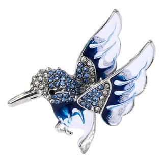 Broche Diseño De Colibri Elegante Con Cristal Austriaco Broche Diseño De Colibri Elegante Con Cristal Austriaco