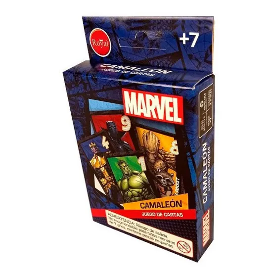 Camaleón Marvel Los Vengadores Juego 112 Cartas +7 Años