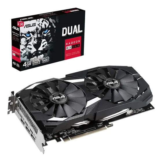 Tarjeta De Video Asus Dual Rx560 Auto Estreme 4gb Gddr5/ 128