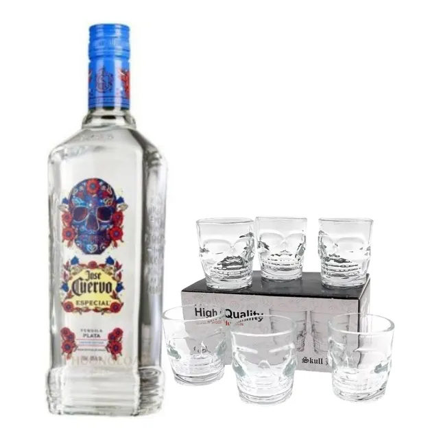 Tequila Plata Jose Cuervo Calavera E - mL a $189000