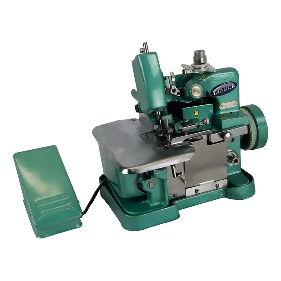 Máquina de costura overlock Tander portátil - verde 127V