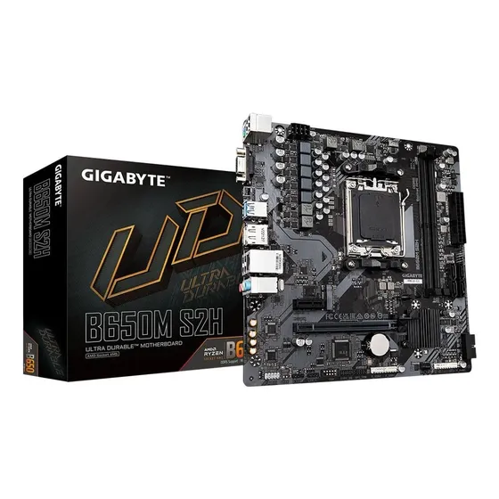 Placa Base Usb Gigabyte B650m S2h Am5 Matx Ddr5 Hdmi Dp Vga,