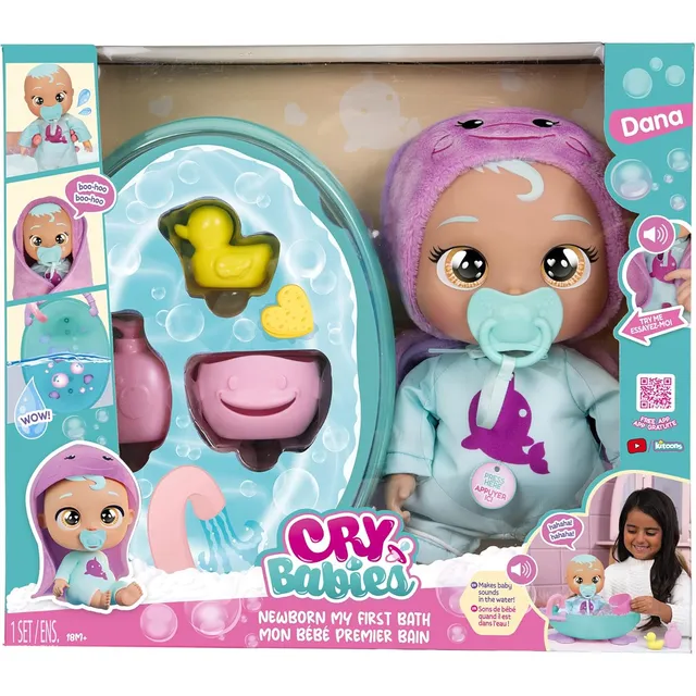 Cry Babies Newborn My First Bath Dana 20 Sonidos