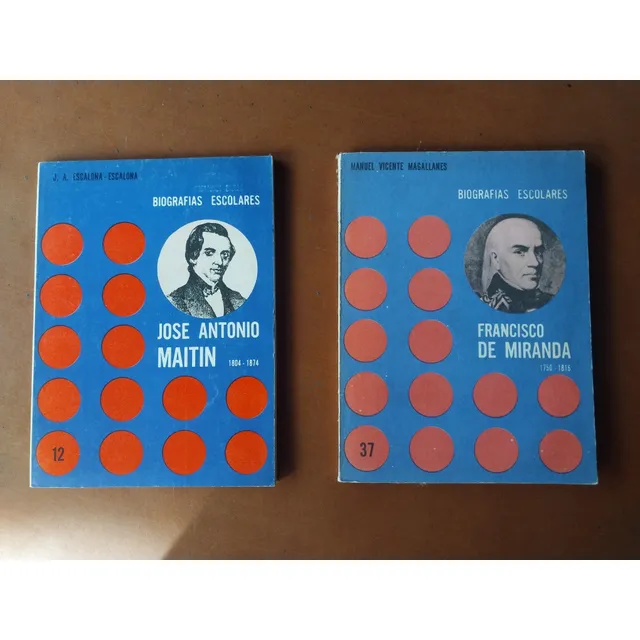 Biografías De Francisco De Miranda Y José Antonio Maitin