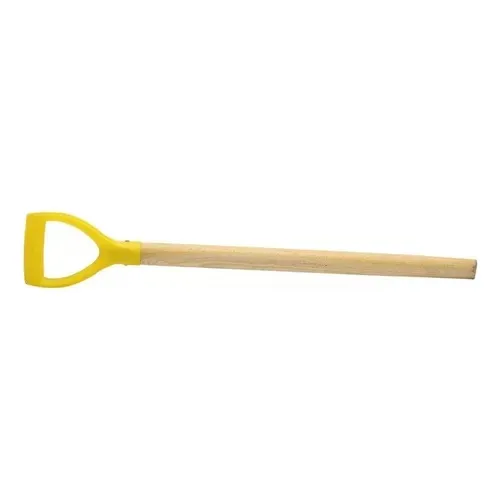 Mango De Madera De 1m De Largo Con Agarre Amarillo Para Pala