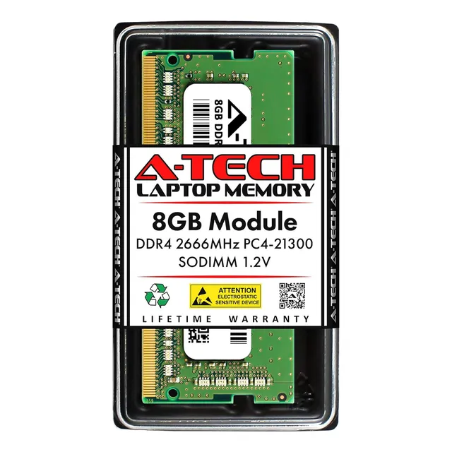 Memoria Ram A-tech Ddr4 8 Gb 2666/67 Mhz Sodimm